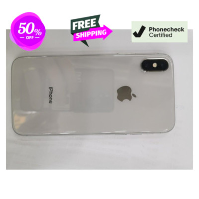 Apple iPhone X 64GB 256GB CDMA Unlocked T-Mobile Verizon Att Free Return LTE