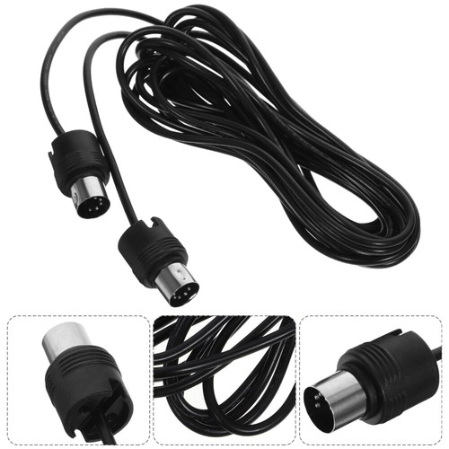 2 Sets Midi Cable Controller Keyboard Guitar Recording Equipment - Afbeelding 11 van 12