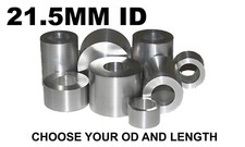 ALUMINUM 21.5MM ID X 31MM, 30MM, 29MM OR 28MM OD BUSHING SPACER
