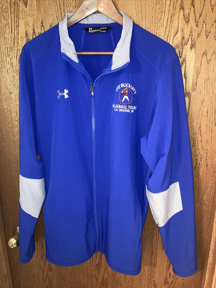 専用　ネイビー Under Armour HEATGEAR Men's Large Blue Jay Buckley's Baseball