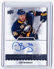 16-17 2017-18 Upper Deck Premier #62 Justin Bailey 045/399 AUTO Rookie Buffalo 