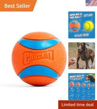 Ultra Ball Dog Toy - 4" Bouncy Fetch Toy for Large Dogs - Safe & Fun Adventure