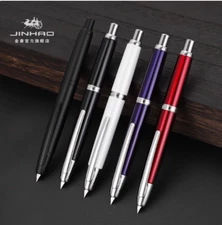 2025 Jinhao 10 Capless Fountain Pen Click Retractable Hooded  Nib Metal