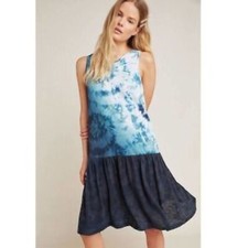 Anthropologie Saturday/Sunday Maisie Tie-dyed Dress Size XS