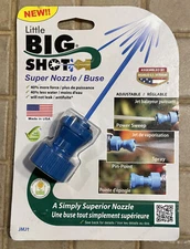 Little Big Shot Super Nozzle Lot Of 3 Water Hose Nozzle Adjustable. Made in USA