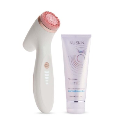 Rose Gold NuSkin ageLOC LumiSpa iO Facial Device W/Cleanser  New