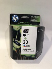 HP 23 TRI Color Ink Cartridge Open Box New Genuine