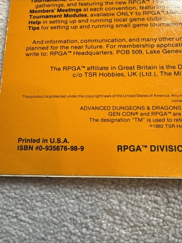 AD&D R3 The Egg Of The Phoenix D&D Module TSR RPGA Frank Mentzer Module VGC - Picture 4 of 22