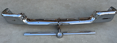 X FORD FAIRLANE FRONT NEW TRIPLE CHROME PLATED IMPACT BUMPER 58