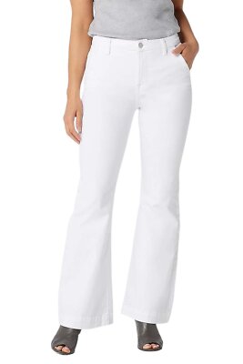 Jen7 by 7 for All Mankind Tailorless Trousers White