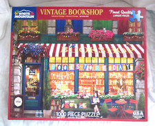 White Mountain Vintage Bookshop 1000 Piece Jigsaw Puzzle