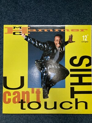 M.C. HAMMER - U CAN'T  TOUCH THIS ORIG  12'' Single Vinyl 1990 Capitol EX/VG+