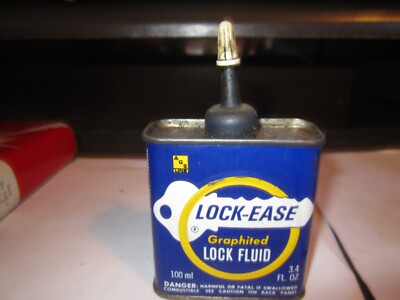 VTG Lock Ease Graphited Lock Fluid Can 3.4 FL OZ By American Grease Stick Co