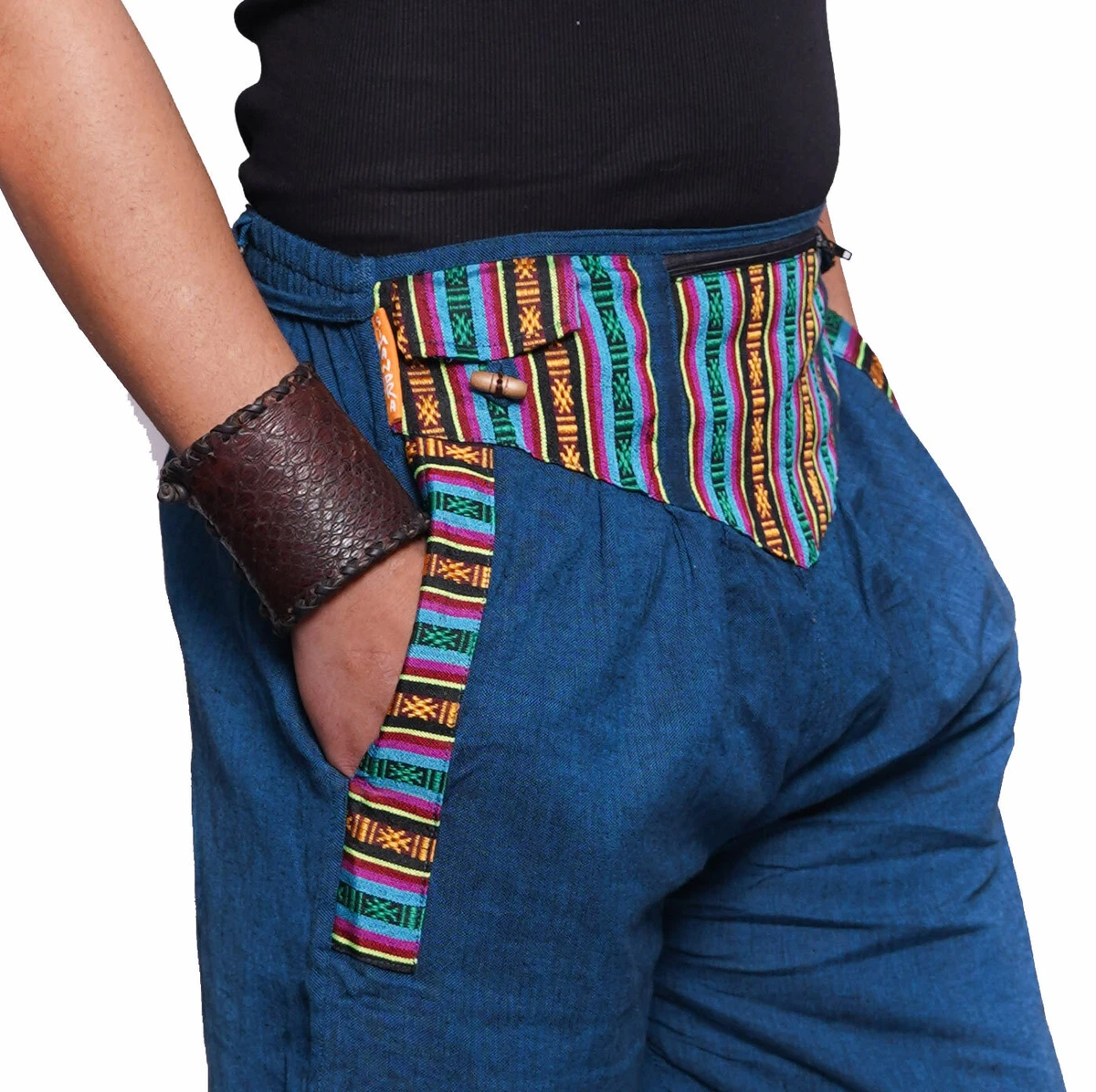 Sarouel Thamel Pantalon de Loisir P cheur Hippie Goa Ethnique