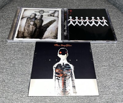 Three Days Grace 3 CD Lot Three Days Grace, One-X, Human