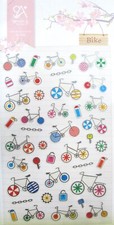 Sonia Stickers Bike Sticker Sheet Bicycles  KAWAII  