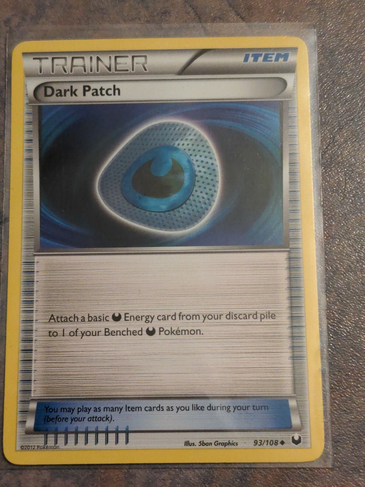 Pokémon TCG Dark Patch Dark Explorers 93/108 Regular Uncommon Mint