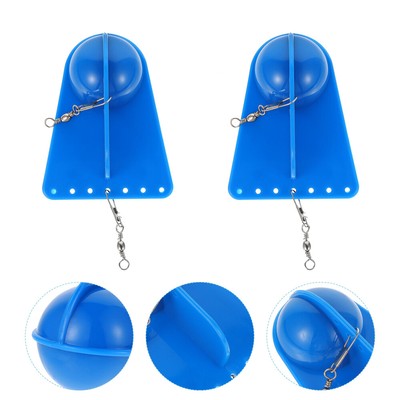  2 Pcs Sprungbrett Zum Angeln Nützliches Trolling-Board Stange Ausrüstung