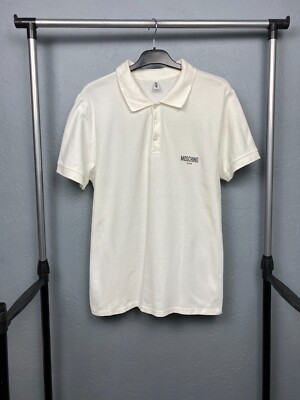 Moschino Gym Vintage Mens Polo Shirt Size XL