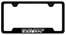 Honda Racing Hpd Polycarbonate Notched License Plate Frame Official Licensed