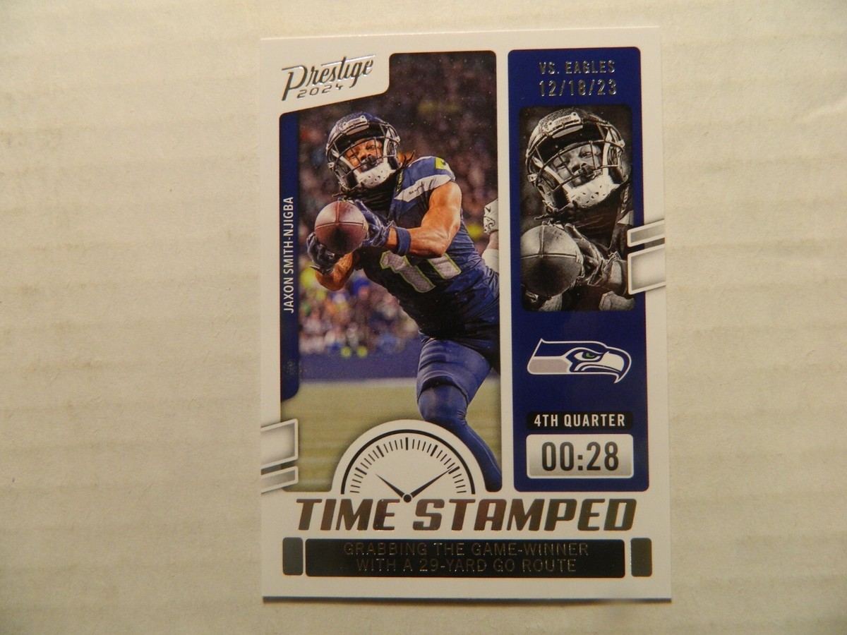 2024 Panini Prestige Time Stamped Card of Jaxon Smith-Njigba