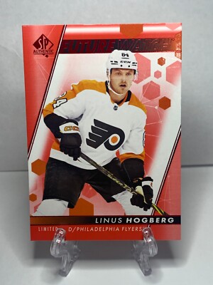 Linus Hogberg 2022-23 SP Authentic Linus Hogberg SP RC Limited Red Future Watch #185 ...