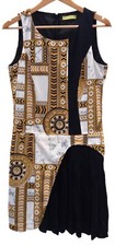 Women’s VERSACE JEANS Meander Sheath Dress Size UK 10 VGC