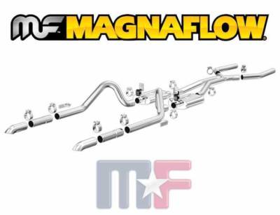Magnaflow Edelstahl Sport Auspuff Bj.64-66 Ford Mustang 289 4,7L u. 3,3L 6 Zyl.