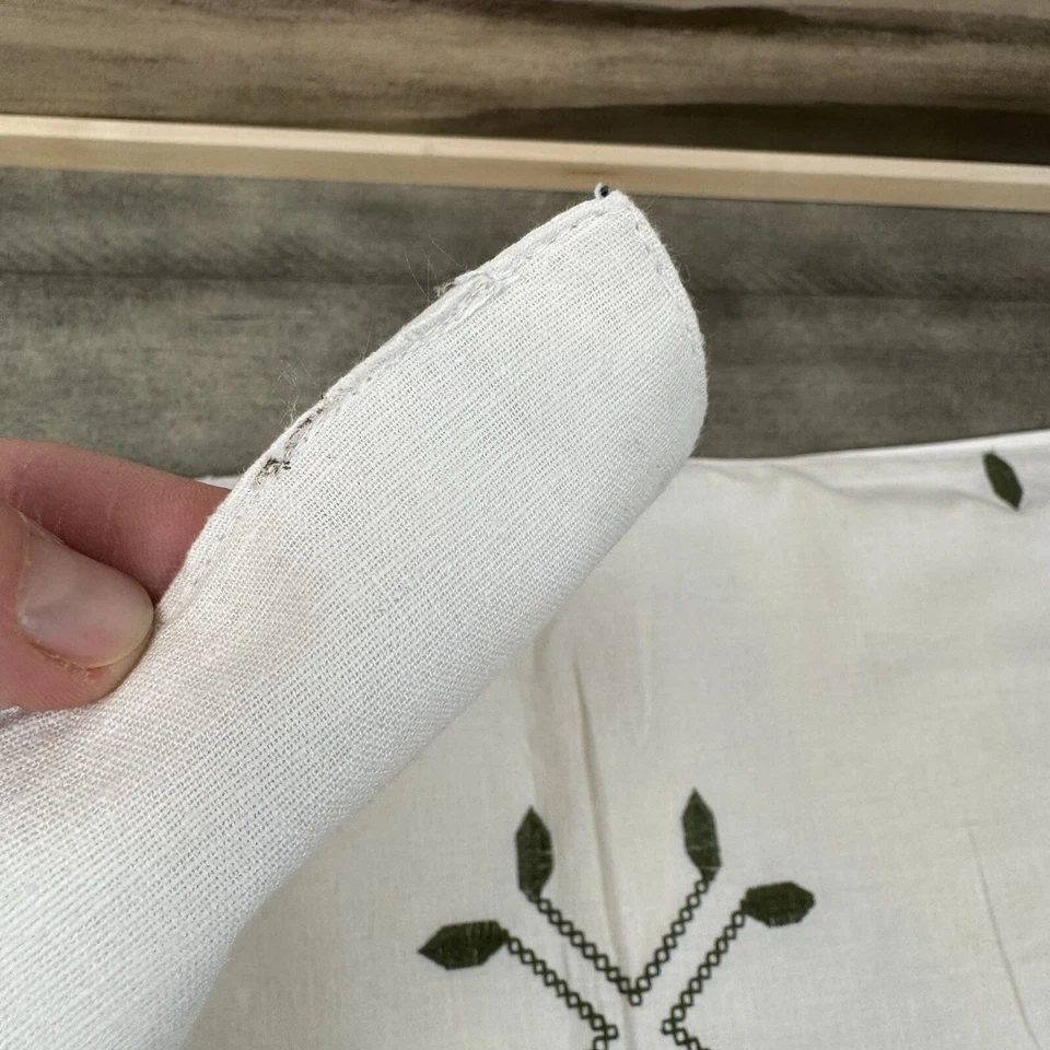 West Elm Lou Geo Runner 14”x90” verde rojo defectos leer Foto 4 de 4