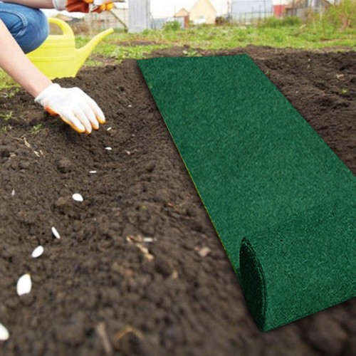 9.8ft×0.66ft Or 32.8ft×0.66ft Biodegradable Seedling Mat Seed Mat Roll - Foto 10 di 20