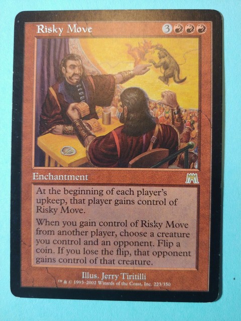 Mtg Risky Move Onslaught 223 350 Regular Rare For Sale Online Ebay