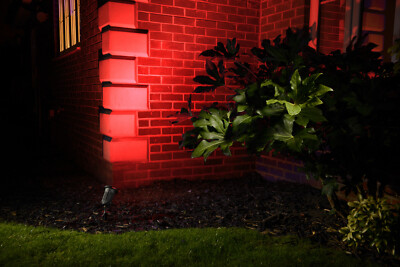 Foco LED Empotrado Auraglow GU10 IP54 – Rojo, Verde, Azul – Para Jardín, Camino O Pared – Interiores Y Exteriores