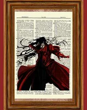 Hellsing Alucard Anime Dictionary Art Print Poster Picture Book Japan Ultimate