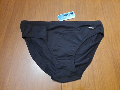 Sporti Poly Pro Solid Brief Men Swimsuit Size 40 NWT