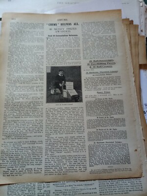El2 Ephemera 1905 Bild Jungen Werbung Chums Comics 