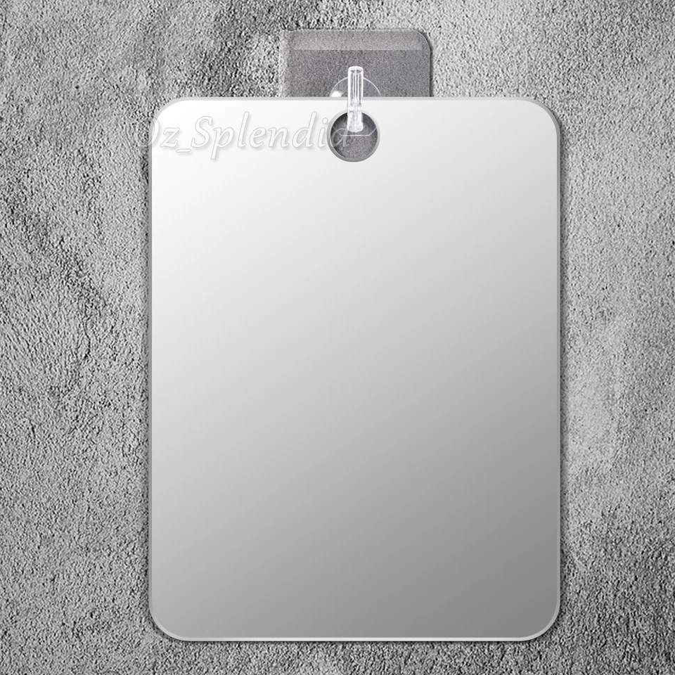 Anti-Fog Fog Free Shower Mirror Fogless Shaving Shave Mirror Bathroom 17X13cm - image 4 of 4