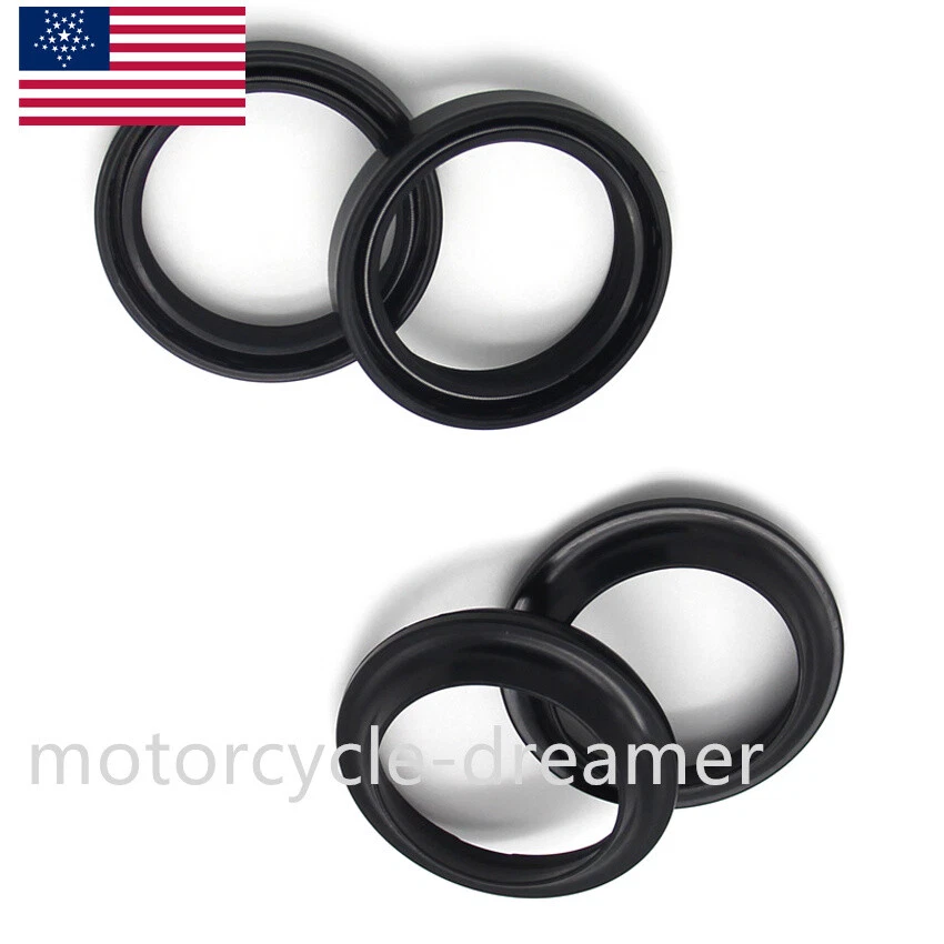 For Honda Fork Dust Wiper Seals Kit  CR500R 1996-01 CR250R 1995 CR125R 1994-2007 - Imagem 3 de 4