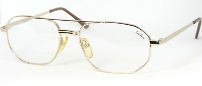 Eco Line IGA 1198-01 SHINY GOLD EYEGLASSES GLASSES FRAME ecoline 54-18-140mm