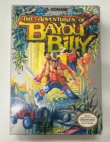 Adventures of Bayou Billy (Nintendo NES, 1989)- CIB- TESTED & WORKS
