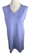 T by Talbots NWT Lavender Sleeveless Dress w/Pockets Stretch Comfy Plus Sz S