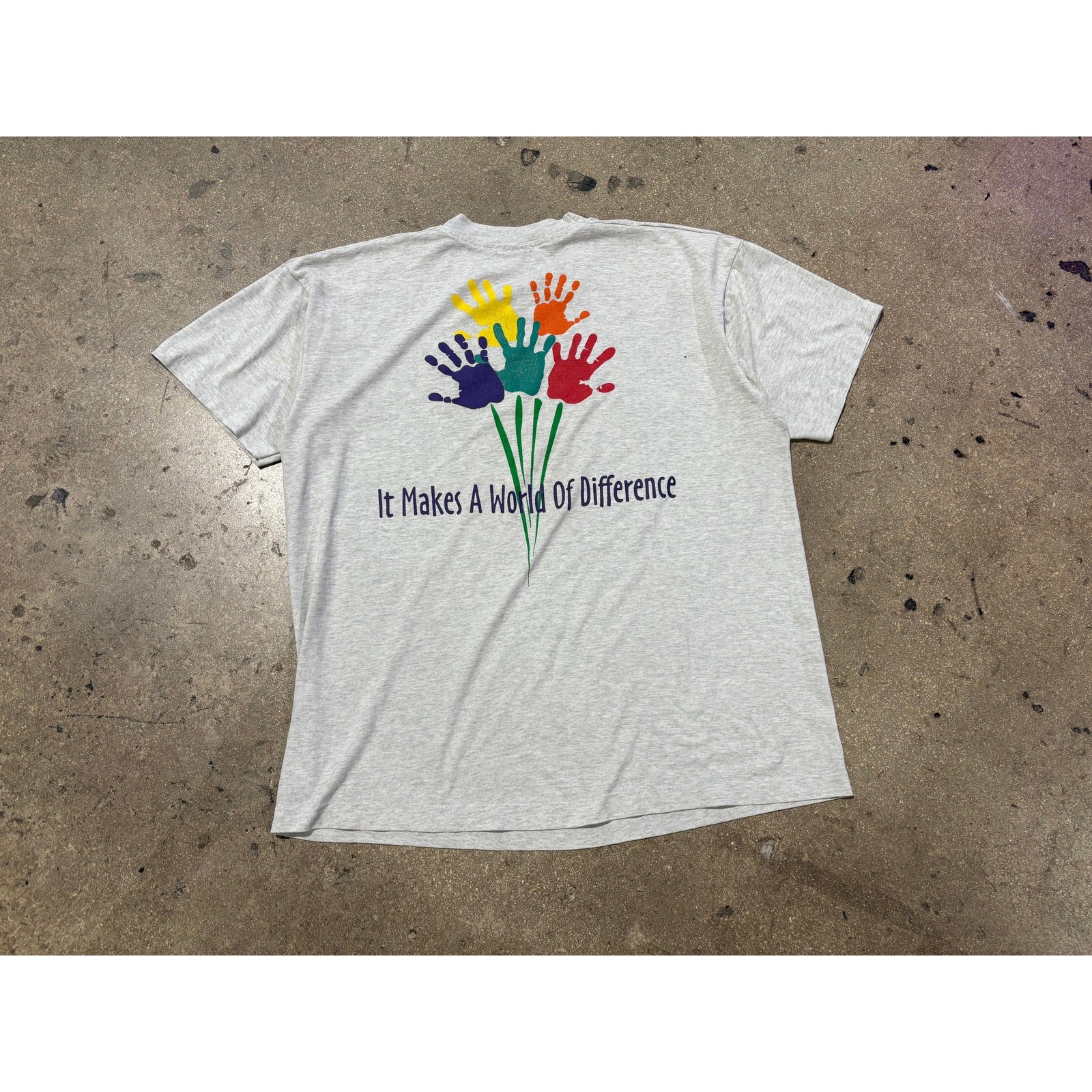 A Little Creativity Make A difference Tee - Grey … - image 2