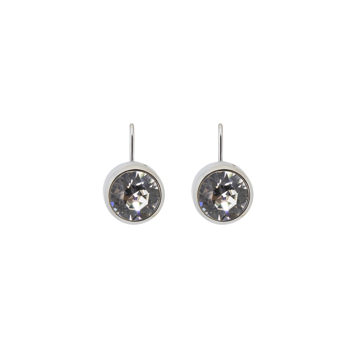 Crystal Stone Drop Earrings On Stud Stainless Steel Womens Girls Jewellery