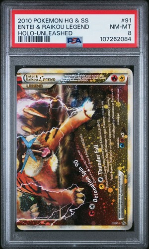 Entei & Raikou LEGEND graded PSA 8 for sale on eBay