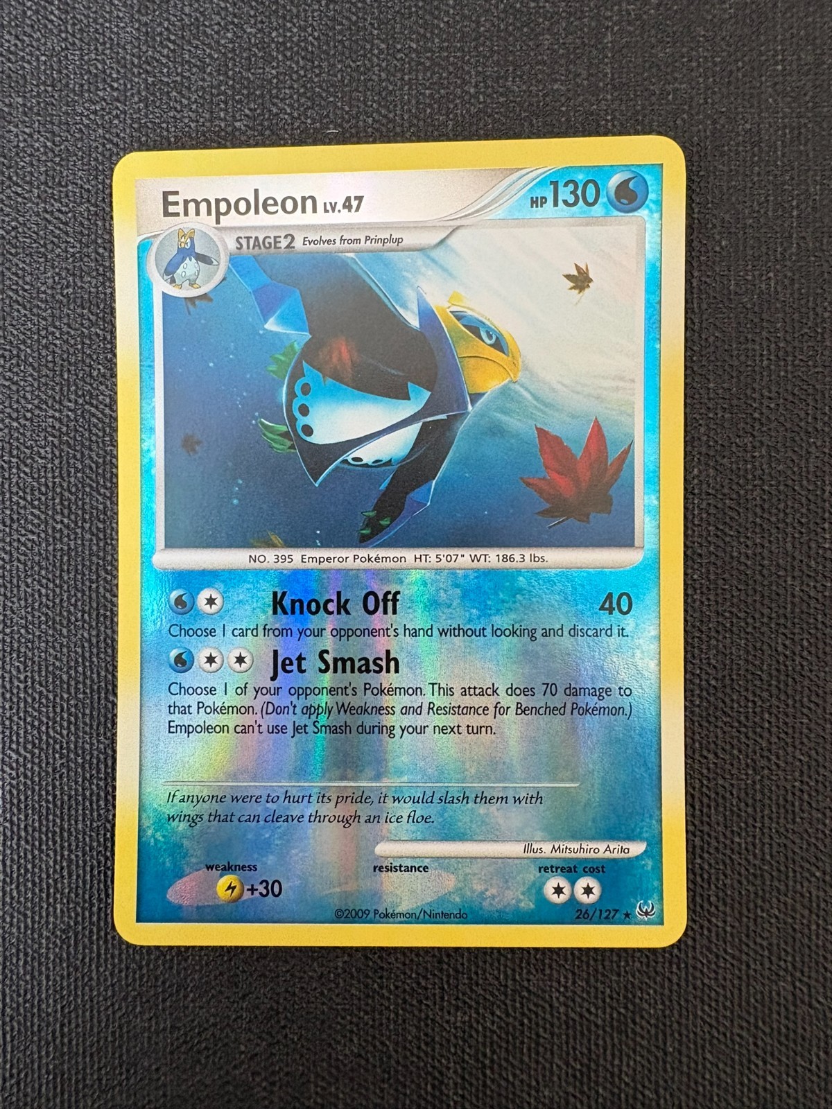 Pokemon TCG - Empoleon 26/127 Platinum Reverse Holo - LP