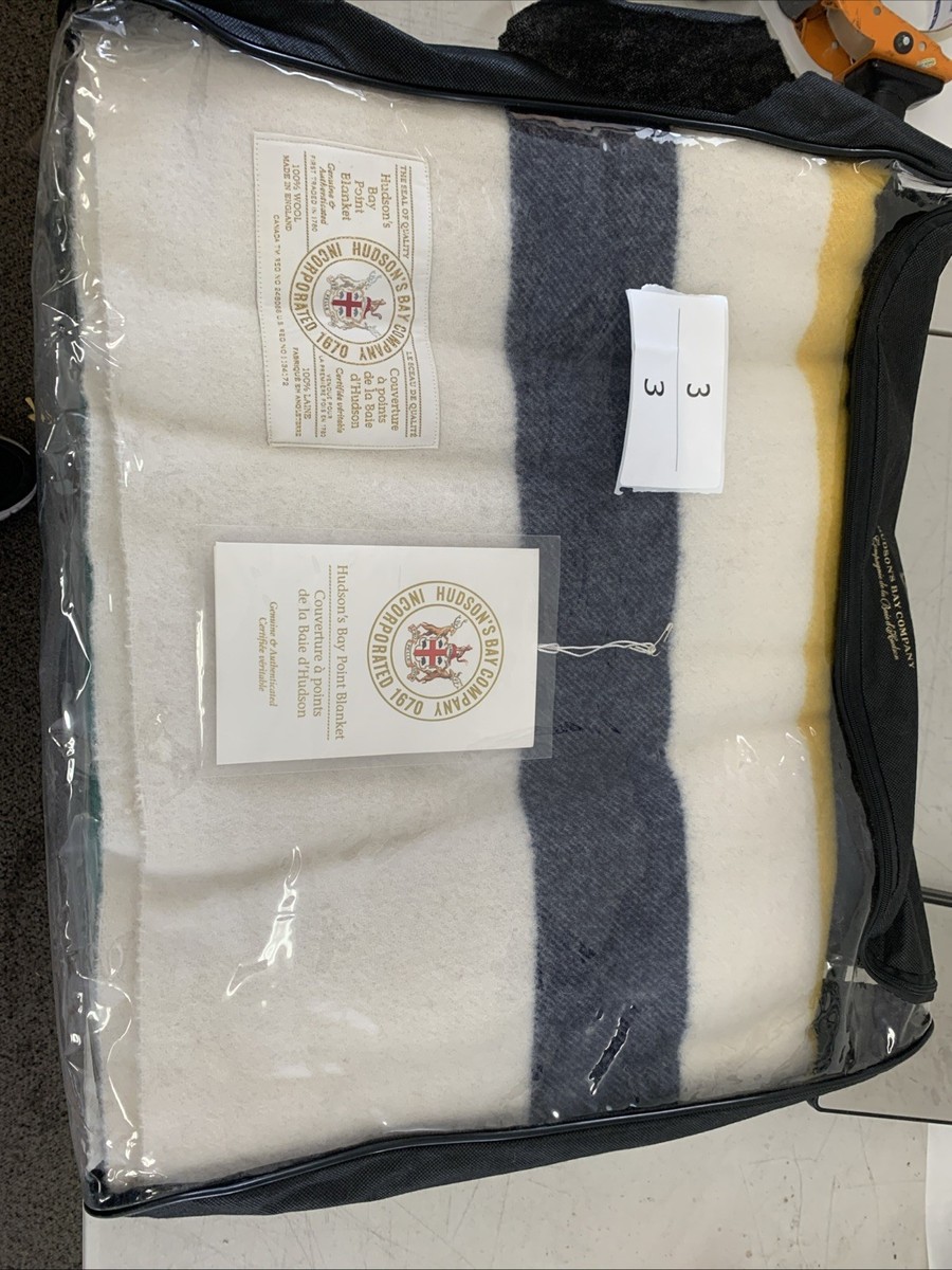 Hudson's Bay HBC stripes Multistripe 6 point blanket (Queen size