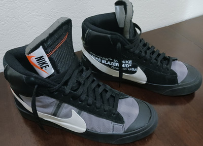 NIKE Off-White x Nike Blazer Mid 'Grim Reapers  [AA3832-001] Men's Size 11 -NWOB