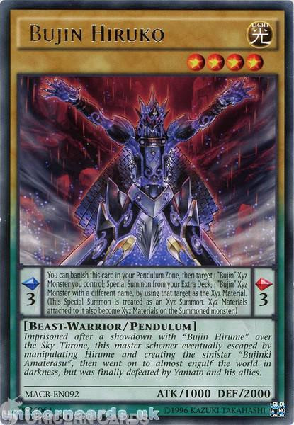 MACR-EN092 Bujin Hiruko Rare UNL Edition Mint YuGiOh Card
