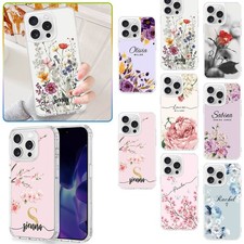 For Apple iPhone 17 Pro 15 16 14 Custom Flower Design Magnet Hard PC Case Cover