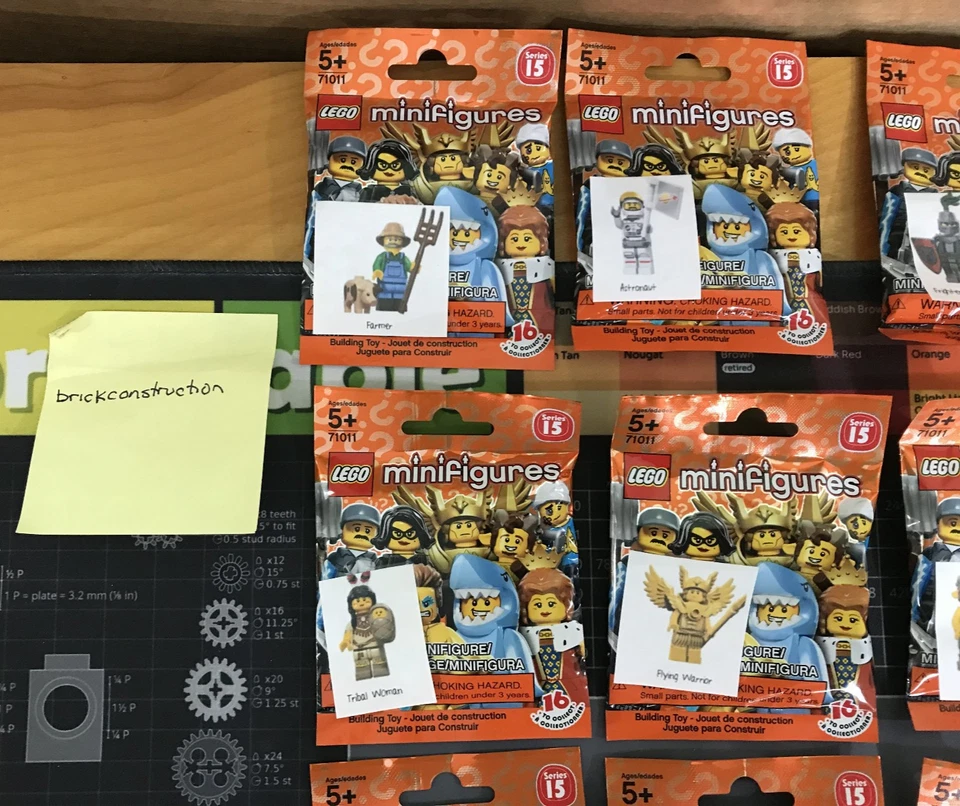 LEGO 71011 Serie 15 Minifiguras Juego Completo de 16 - NUEVO Y Precintado ¡ENVÍO GRATUITO! Foto 2 de 4