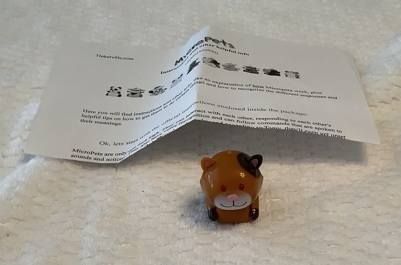 Micropets 2002 Tomy Voice Activated Coco Calico Cat With Instructions